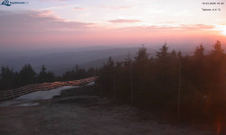 Lysá hora, pohled na západ