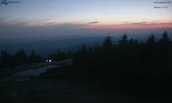 Lysá hora, pohled na západ