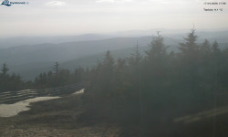 Lysá hora, pohled na západ