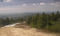 Lysá hora, pohled na západ