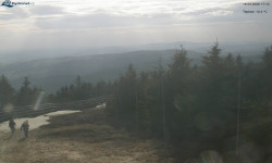 Lysá hora, pohled na západ