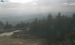 Lysá hora, pohled na západ