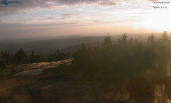 Lysá hora, pohled na západ