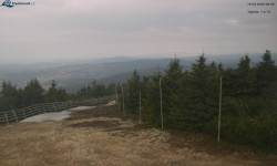 Lysá hora, pohled na západ