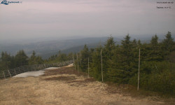 Lysá hora, pohled na západ