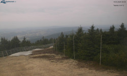 Lysá hora, pohled na západ