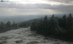 Lysá hora, pohled na západ