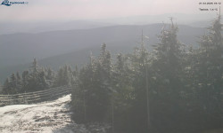 Lysá hora, pohled na západ