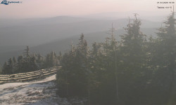 Lysá hora, pohled na západ