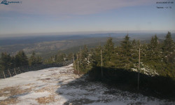 Lysá hora, pohled na západ