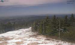 Lysá hora, pohled na západ