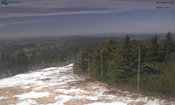 Lysá hora, pohled na západ