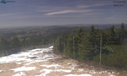 Lysá hora, pohled na západ