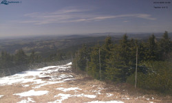 Lysá hora, pohled na západ