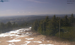 Lysá hora, pohled na západ