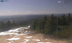 Lysá hora, pohled na západ