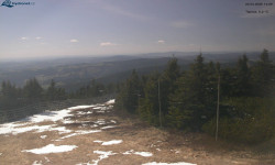 Lysá hora, pohled na západ