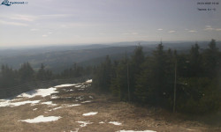 Lysá hora, pohled na západ