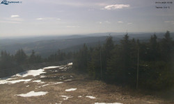 Lysá hora, pohled na západ