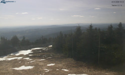 Lysá hora, pohled na západ