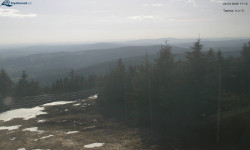 Lysá hora, pohled na západ