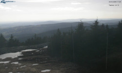 Lysá hora, pohled na západ