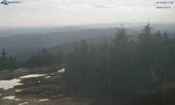 Lysá hora, pohled na západ