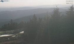 Lysá hora, pohled na západ