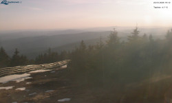 Lysá hora, pohled na západ