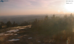 Lysá hora, pohled na západ