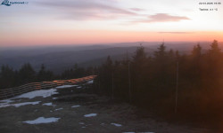 Lysá hora, pohled na západ