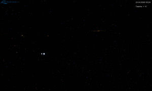 Město Rokytnice nad Jizerou - Lysá hora, pohled na západ - 23.4.2026 v 00:31 Město Rokytnice nad Jizerou - Lysá hora, pohled na západ - 23.4.2026 v 00:31