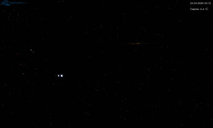 Město Rokytnice nad Jizerou - Lysá hora, pohled na západ - 23.4.2026 v 03:15 Město Rokytnice nad Jizerou - Lysá hora, pohled na západ - 23.4.2026 v 03:15