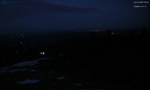 Město Rokytnice nad Jizerou - Lysá hora, pohled na západ - 23.4.2026 v 05:01 Město Rokytnice nad Jizerou - Lysá hora, pohled na západ - 23.4.2026 v 05:01