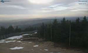 Město Rokytnice nad Jizerou - Lysá hora, pohled na západ - 23.4.2026 v 06:31 Město Rokytnice nad Jizerou - Lysá hora, pohled na západ - 23.4.2026 v 06:31