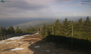 Město Rokytnice nad Jizerou - Lysá hora, pohled na západ - 23.4.2026 v 08:01 Město Rokytnice nad Jizerou - Lysá hora, pohled na západ - 23.4.2026 v 08:01