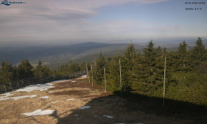 Město Rokytnice nad Jizerou - Lysá hora, pohled na západ - 23.4.2026 v 08:31 Město Rokytnice nad Jizerou - Lysá hora, pohled na západ - 23.4.2026 v 08:31