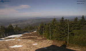 Město Rokytnice nad Jizerou - Lysá hora, pohled na západ - 23.4.2026 v 09:15 Město Rokytnice nad Jizerou - Lysá hora, pohled na západ - 23.4.2026 v 09:15