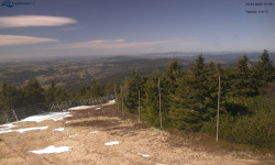 Lysá hora, pohled na západ