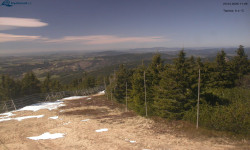 Lysá hora, pohled na západ