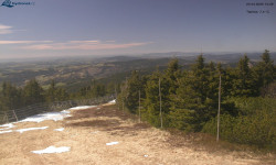 Lysá hora, pohled na západ