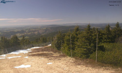 Lysá hora, pohled na západ