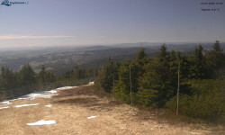 Lysá hora, pohled na západ