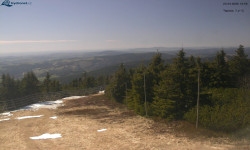 Lysá hora, pohled na západ