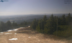 Lysá hora, pohled na západ