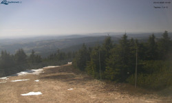 Lysá hora, pohled na západ