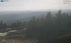 Lysá hora, pohled na západ