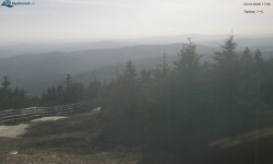 Lysá hora, pohled na západ