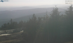 Lysá hora, pohled na západ