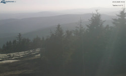 Lysá hora, pohled na západ